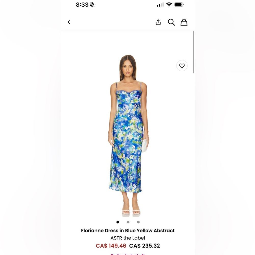 ASTR The Label florianne dress